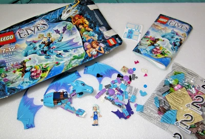 LEGO Elfo Minifigura Alas Cabeza de Dragón Piezas de Repuesto 41172 No Completo Foto 1 de 4