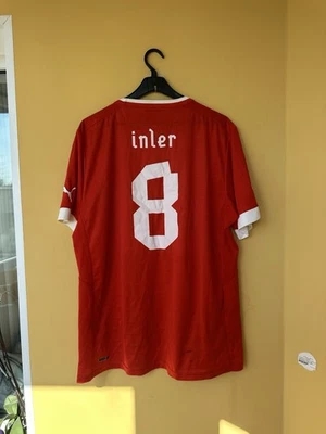 SWITZERLAND 2014 2015 HOME FOOTBAL SHIRT SOCCER JERSEY PUMA 748740 sz #8 INLER - Image 1 of 4