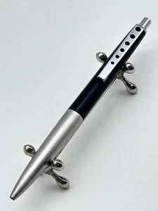 Alter Montblanc Carrera 592 Vintage Kugelschreiber schwarz silber 70er Jahre - Bild 1 von 8