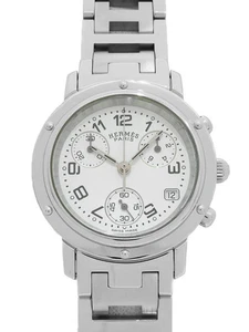 Hermes Clipper Chronograph CL1.310 Women Quartz #TW117 - Picture 1 of 9