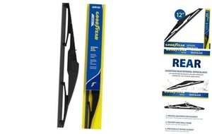 Rear Rear Wiper Blade with Polymer Hard Shell Frame, Replacement 12" Integral - Picture 1 of 6