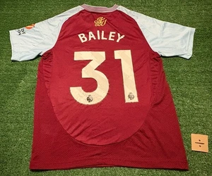 Men’s Adult Aston Villa FC Leon Bailey Jersey S Small Soccer Football  - Picture 1 of 7