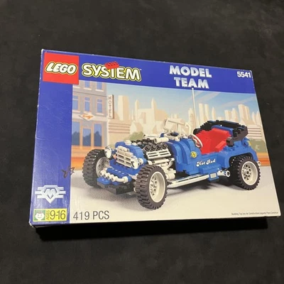 Vintage LEGO Model Team Hot Rod 5541 1990s Complete Box Manual 1995 Germany - Image 1 of 4