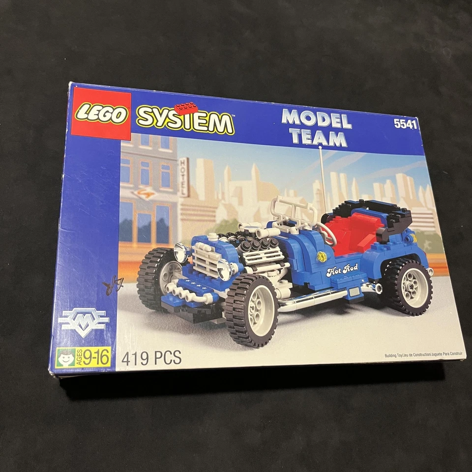 Vintage LEGO Model Team Hot Rod 5541 1990s Complete Box Manual 1995 Germany - Image 1 of 4