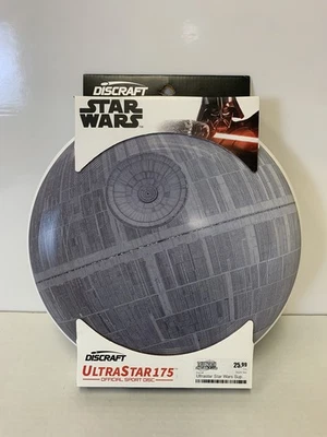 Discraft SuperColor Ultra Star 175g Ultimate Frisbee Star Wars Estrella de la Muerte NUEVO Foto 1 de 2