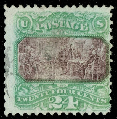 [v924] Scott #120 usado EE. UU. 1869: $600 (Tiene una lágrima) Foto 1 de 3