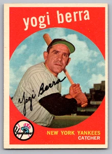 1959 TOPPS #180 YOGI BERRA YANKEES - Picture 1 of 3