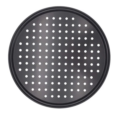 5x Pizzablech Ø32cm gelocht Pizzablech AntihaftPizza Backblech Flammkuchen Blech - Bild 1 von 2