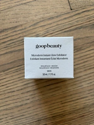 SEALED GOOP BEAUTY Microderm Instant Glow Exfoliator 1.7 fl oz/50 ml NEW - Image 1 of 4