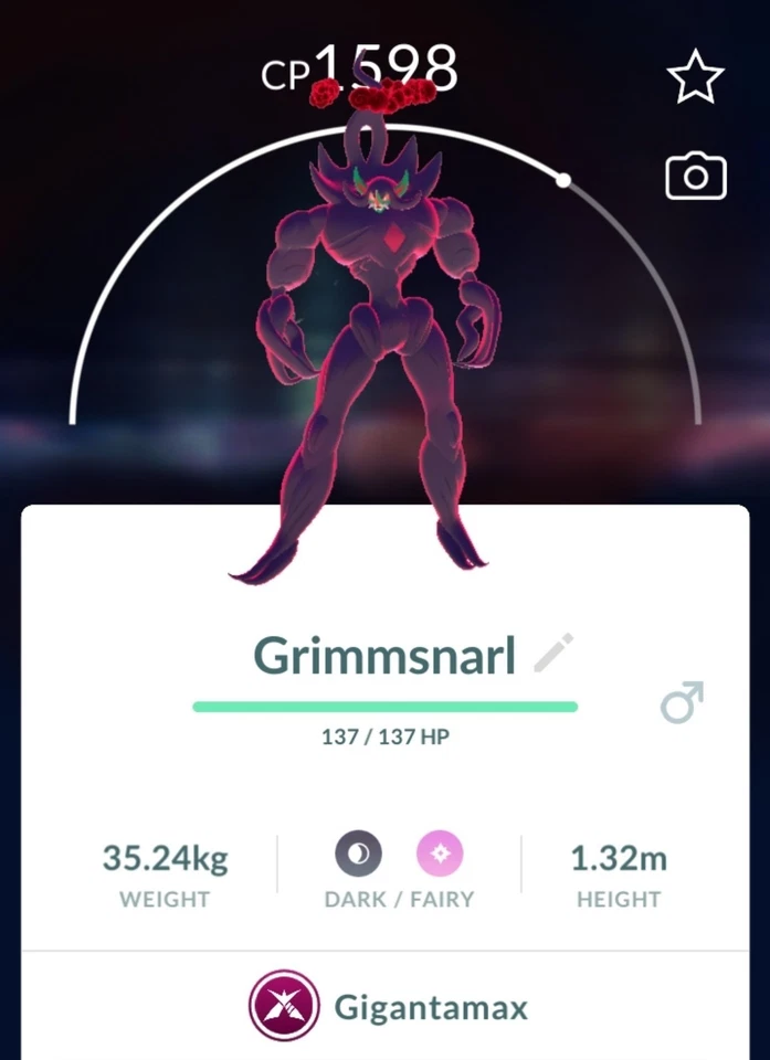 Gigantamax Grimmsnale RAID Pokémon Go Foto 1 de 1