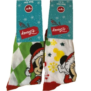 Disney Weihnachtssocken Mickey & Minnie Größe 9-2,5 - Bild 1 von 3