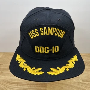 Cappello Berretto Vintage New Era USS Sampson DDG-10 Militare Regolabile SnapBack Uomo M/L - Foto 1 di 7