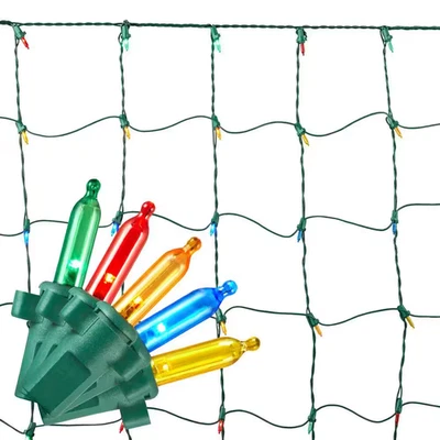 NEW Home Accents Holiday 150 Count Multi-Colored Mini LED Net Lights - Image 1 of 2