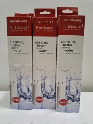3 Pack Frigidaire WF3CB Pure Source 3 Refrigerator Water & Ice Filter NIB - Image 1 of 3