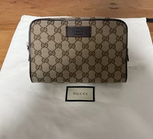 GUCCI bag crossbody / belt bag unisex brown, as good as new and original! - Picture 1 of 5