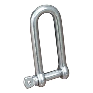 3/16” Stainless Steel Long "D" Rigging Shackle with captive pin FO3679 - Bild 1 von 2