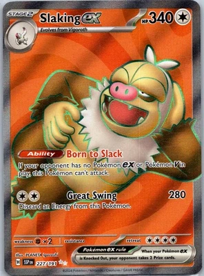 Slaking ex - Ultra Rare SV08: Surging Sparks 227/191 NM - Image 1 of 2