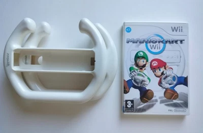 MARIO KART PER NINTENDO WII CON  2 VOLANTI - Immagine 1 di 4