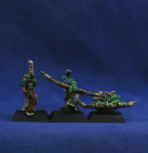 3 bemalte Koboldbogenschützen, No-Dan-Kar, Rackham Confrontation OOP Metallminiaturen - Bild 1 von 9