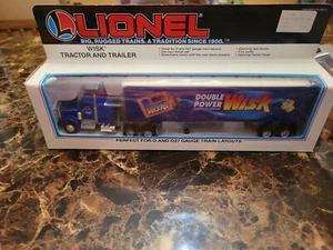 VINTAGE LIONEL WISK TRACTOR AND TRAILER 6-12865 MINT IN BOX TRUCK 1990s O GAUGE - Picture 1 of 3