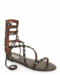 NEU VALENTINO braune kakaofarbene Gladiator-Sandalen (Größe 39) - unverbindliche Preisempfehlung des Herstellers 1.160 $! - Bild 1 von 12