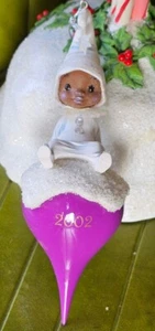 FlakeLing Tales von Thomas Blackshear Sittin' Pretty 2002 Kreismitglieder Ornament - Bild 1 von 5