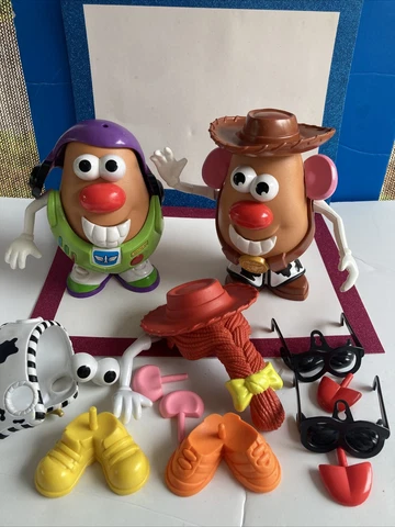 MR. POTATO HEAD TOY STORY LOT ~ Buzz Lighyear Jessie Cowgirl, Sheriff Woody Mix Cover