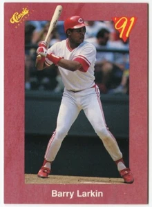 1991 Classic #T33 Barry Larkin Cincinnati Reds - Picture 1 of 2