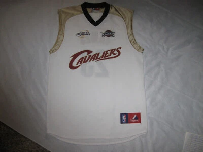 Cleveland Cavaliers Lebron James Jersey 2007 NBA Finals Majestic Youth L/XL LBJ - Image 1 of 4