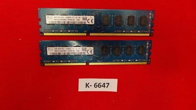 8GB - 2x 4GB hmt351u6cf8c-pb - 12800U - Desktop Storage - Image 1 of 2