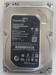 ST1000DM003, SN: S4Y, SU, PN: 1ER162-040, FW: AP14, 15101, Seagate 1Tb 3.5" HDD - Picture 1 of 2