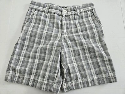 Dickies Boys Size 5 Black/white Plaid Shorts - Image 1 of 4