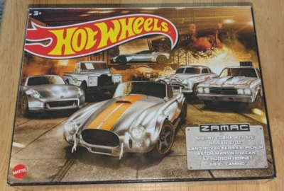 Juego Hot Wheels ZAMAC 2023 con RARO Aston Martin VULCAN y Shelby Cobra 427 S/C Foto 1 de 2