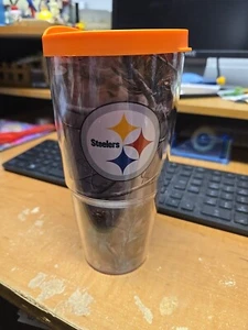 Tervis Pittsburgh Steelers 24 Oz Double Wall Tumbler Cup With Lid - Picture 1 of 6