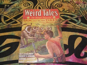 WEIRD TALES Oct 1931 Pulp Robert E Howard, H P Lovecraft Tam Son of the Tiger - Picture 1 of 5