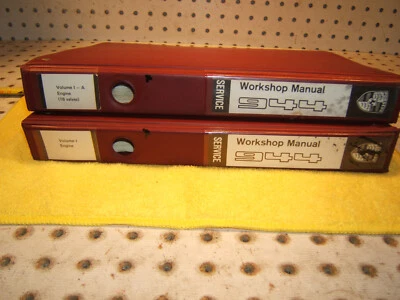 Porsche 944, turbo, motor de 16 válvulas Vol 1 y Vol 1 A taller OEM 2 manuales Foto 1 de 4