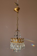 Crystal Home Lighting,  Mini Chandelier Living Room Ceiling Light French Vintage