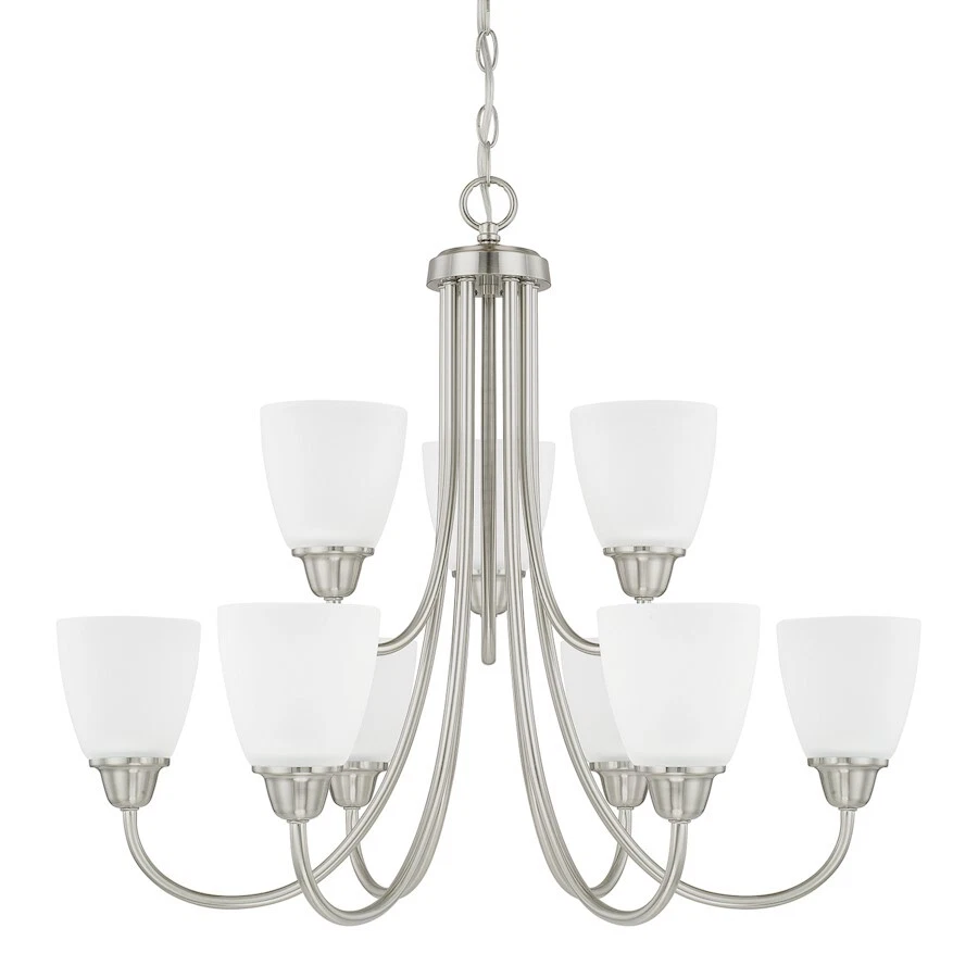 Lámpara de araña HomePlace by Capital Lighting Trenton 9 luces, níquel - 415191BN-337 Foto 1 de 1