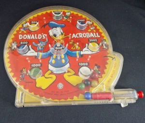 Marx Vintage Walt Disney Production Donald Duck's Acroball Bagatelle Pin Ball - Picture 1 of 3