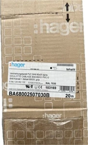 Hager Tehalit Verdrahtungskanal BA68002507030B 80x25 (9x Schacht) - Bild 1 von 2