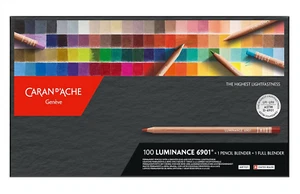 Caran D'Ache Luminance 6901 Box of 100 Individual Coloured 6901.8 - Picture 1 of 9