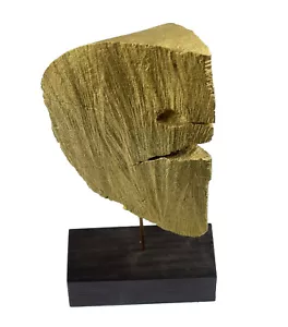 Außergewöhnliche kleine Skulptur Holzskulptur Holzkopf Halbrelief aus Holz - Bild 1 von 6