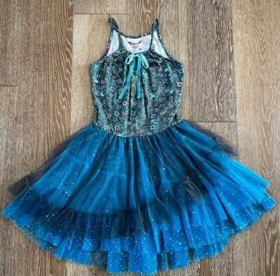 Vestido tutú de tul con estampado de pájaros Paper Wings para niñas talla 12 nuevo sin etiquetas Foto 1 de 4