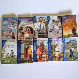 10 Harlequin Cowboy Western Silhouette Special Edition Romance Set Lot Small  - Picture 1 of 8