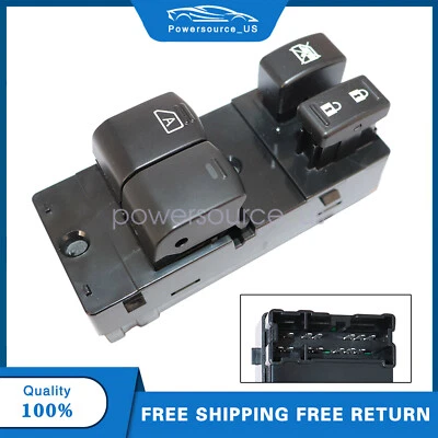 Новый главный выключатель стекла левая сторона для 2012-2021 Nissan NV1500 NV2500 NV3500 - Изображение 1 из 4