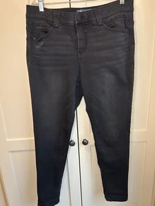 Women’s Democracy Ab Solution Jeans Size 14 Black Skinny Stretch - Picture 1 of 5