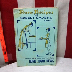 WICHITA EAGLE newspaper Rare Recipes & Budget Savers V2 cookbook 1963 - Imagen 1 de 7