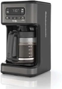 Mr. Coffee 14-Cup Programmable Coffee Maker Dark Stainless - Picture 1 of 4