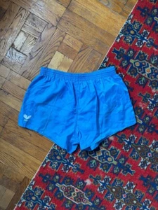 VINTAGE 90er 90s ERIMA Glanz Nylon Fussball Shorts D8 Shiny Glanzshorts TOP - Picture 1 of 11