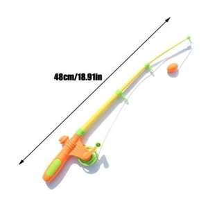 Fun Magnetic Fishing Game Set For Kids 7PCS Rod Fish Time and For Bath π; X0J8 - Picture 1 of 9